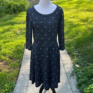 Polka Dotted Winter Dress